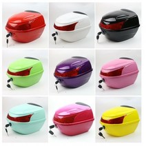 짐받이 바구니 작은 전원 자전거 꼬리 상자 전기 자동차, 타입11 보라색