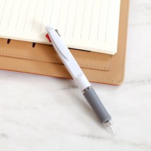 2색 고급 사무용 볼펜 사무실 판촉용 학생 필기용 단체선물 검정 빨강 펜 간단메모 휴대용 다색볼펜, 단일 수량