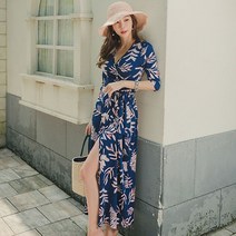 SAMARA 랩 비치원피스 OP12823F