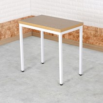WH5540 화이트분체도장 스틸다리 테이블 W550xD400 /집기용탁자/집기용선반, 01. 빈티지+소파탁자 456mm