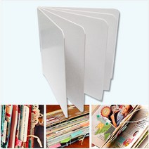 핸디몰 화첩만들기 북아트 스크랩북 병풍만들기(무지 밑그림), 스크랩북 속지(5p)
