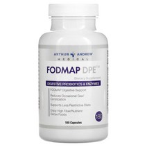 Arthur Andrew 소화효소 FODMAP DPE 180 캡슐, 180 개