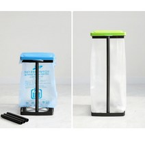 대형쓰레기봉투거치대 제활용분리수거함 대용량분리수거통, 1. 그린 1P