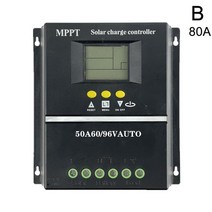 mppt 60a 80a 100a solar pv 레귤레이터 12v 24v 36v 48v auto solar charge controller 배터리 충전기 lcd 디스플레이 듀얼 u