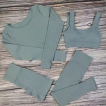세트 트레이닝 팬츠 조거 벨벳 화이트 요가 스포츠 Femme 리브 Activewear 여자 원활한 휘트니스 양복 운동 의류 운동복 체육관