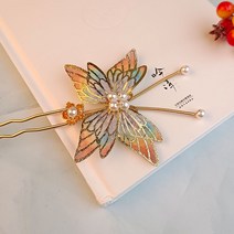 빈티지 핀 노리개 혼주 롱 코디 한복 비녀 복고풍 궁중 패션 펜던트