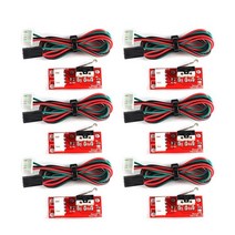 6pcs 기계식 endstop 리미트 스위치 프레스 스위치 모듈 3D 프린터 용 Makerbot Prusa Mendel Reprap CNC Arduino Mega 2560 1280, 그림과 같은 색상