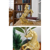 고기집 개업선물 번창하는 황금말 장식 창업 돈복