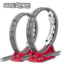 360도 2단회전기차 고속열차 두바퀴연속회전 기차놀이