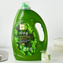 엘지생활건강 엘지생활 친환경 자연퐁 보타니크 1종 주방세제 4.5L, 1세트