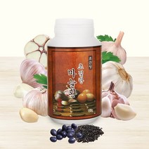 초산정 초밀란 마늘환 180g/예천마늘 48시간 구워 검정약콩깨 추가/발효식초/전통식초, 180g, 1개
