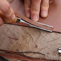 가죽공예 U홈파기 가죽피할기 DIY 공구 공방 작업도구 8mm, 1개