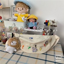 캔버스크로스백 고착감 여성 무드 큐트 애니메이션 여제 학생힙색 2344019758
