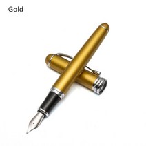 만년필 jinhao 750 토템 메탈 스테인레스 스틸 배럴 실버 컬러 트림 클립 미디엄, 금