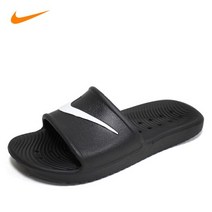 나이키 나이키 카와 샤워 슬리퍼 남자 여자 샌들 실내화 블랙 832655-001