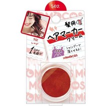 일본직발송 6. 뷰티 월드 BW 모모코스 헤어 컬러 왁스 MMW502 레드 5G (X 1) B086QXR81Z, One Size, One Color