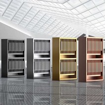 염색약 수납장 염료 보관 정리대 철제 랙, 골드