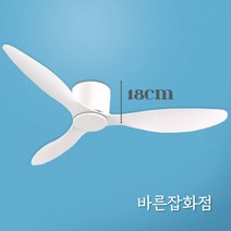 천장 한국형 거실 실링팬 낮은 천장 아파트 무선 선풍기, 07. RW3-W / 42인치, 42인치