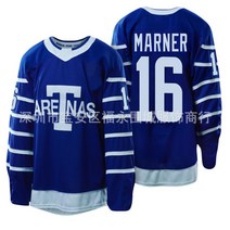 새 시즌 NHL 유니폼 Toronto Maple Leafs 토론토 메이플스 아이스하키복 1벌 대발, 메이플 16 블루 T 에디션