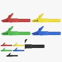 전선집게 수행평가 실험실 악어집게 클립 4mm, 1개