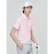 [빈폴골프] 남성 핑크 솔리드 피케 칼라 티셔츠 BJ2342B70X