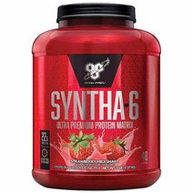 BSN 신타6 웨이프로틴 단백질 보충제 딸기맛 5lb 스트로베리밀크쉐이크 48서빙 2.27kg