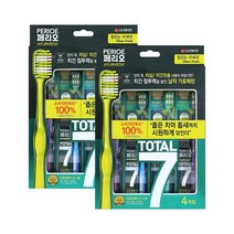 페리오 토탈7 메디컬허브 4입(프레시) × 2개, 단품