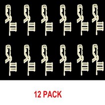 JSP Manufacturing Multi Pack of Hidden Valance Clips Faux and Real Wood Window Blinds 2” Short Style, 1