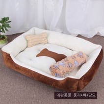 강아지 매트 특대형 쿠션방석 대형견, M + (60*45*15)