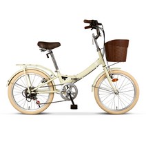 바이맥스 접이식 미니 벨로 자전거 20 LANCE, 아이보리, 140cm