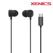 제닉스 이어폰 IN-EAR LT TYPE-C, 블랙