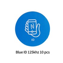 rfid복사기 태그 방수 스마트 RFID 스티커 칩 배지 방지 레이블 ID/IC 근접 카드 NFC 복사기 모바일 케이스 부착 10 개입, [02] 125KHz ID 10pcs, 02 125Kz ID 10p