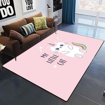 필라테스매트 홈트매트 요가매트 Cute cat carpet Yoga living room children's crawling mat doormat, 07 7_12 160cm by 230cm