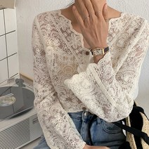 코코블랑 크리샤 모티브 가디건