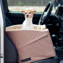 해외발송 (애완동물 카시트)American K & H Outing Dog Cars Car Rear Seat Co-driver Seat Pet Car 설치-11717, 02. 다크 카키 중간 크기 51