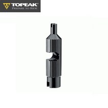토픽 TOPEAK 공구 Valve Tool 밸브 툴 휴대용 자전거 정비 용품 프레스타 벨브 익스텐션, 블랙