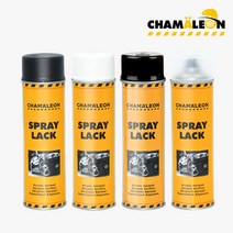 카멜레온 아크릴 스프레이 26204 검정무광 26414 화이트유광 26214 검정유광 26404 클리어코트 500ml, 화이트유광(26414)
