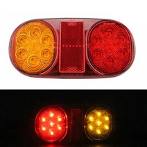12V LED 테일 라이트 방수 자동차 트럭 경고 램프 캐러밴 보트 정지 표시등 1 피스