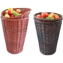 라탄 과일 야채 진열대 매트 마트 백화점 식료품 디피, 라탄바구니 - 허니 42x75cm 천