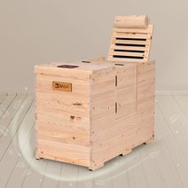 ( ) 다온사우나 백세 반신욕기 국내제작 건식 편백나무, 일정나오면 해피콜 후 배송 됩니다