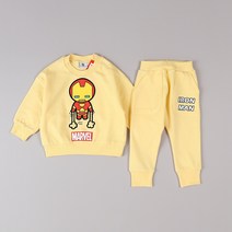 디즈니 마블 원마일웨어 아동 셋업 상하 세트 (노랑)