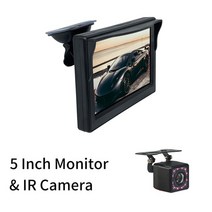 카비디오 sinovcle car monitor 백미러 주차 미러 4.35 인치 hd video input with rear view camera night vision for, 205-및 카메라