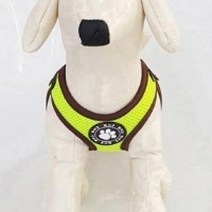 유니파크 슬림핏 안정적인 착용 또사구 슬림메쉬 강아지 하네스 형광 [L] E-1668101