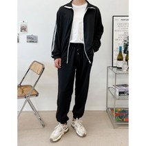 남자 데일리 2선 집업 조거 트레이닝 상하의 세트