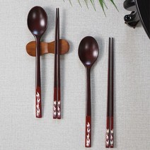 명품 수공예 자개 부부 옻칠수저세트(장태복 문화재기능인 작품), 나비