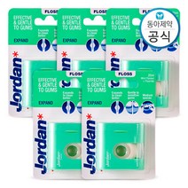 조르단 치실 익스팬드 넓은 치아용 25M 5개