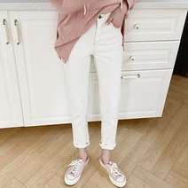 PT4506K02-크랭 스티치 코튼팬츠 보이핏 스판 탄탄