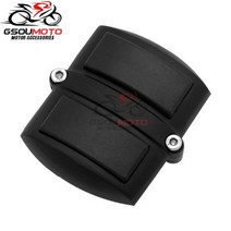 할리 시시바 등받이 리어랙 오토바이 후방 브레이크 페달 패드 커버 XL 883 1200 X48 72 스포츠스터 V 로드 다이나 소프테일 와이드 글라이드 팻 밥 머슬, Black, 1개