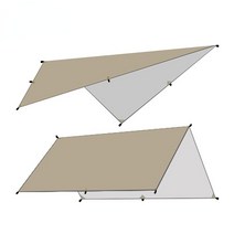 어닝룸텐트 트레일러 카고 도킹 차박 텐트 초경량 차양 그늘막 타프 5x3m 4x3m 3x3m 방수 천막 비치 햇빛 가리개 야외 보호 커버 캠핑 용품, [01] 3x3m, [03] Khaki