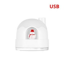 가습기 350ml 휴대용 미니 공기 가습기 배터리 향수 디퓨저 에어 쿨러 미스트 크리스마스 가습기 디퓨저 선물, 02 USB-White_01 Humidifier